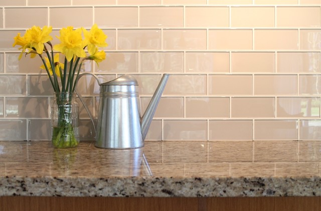 Country Cottage 3x6 Glass Subway Tiles - Rocky Point Tile traditional