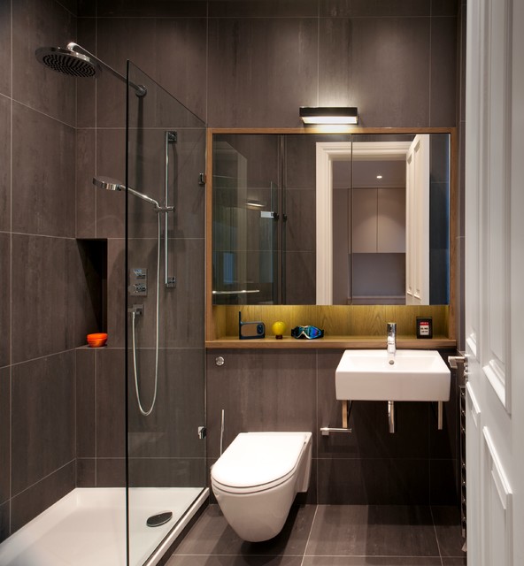 Luxury Apartment in Queen s Gate Contemporary Bathroom  
