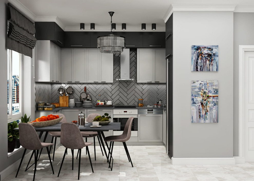 Квартира в серых тонах