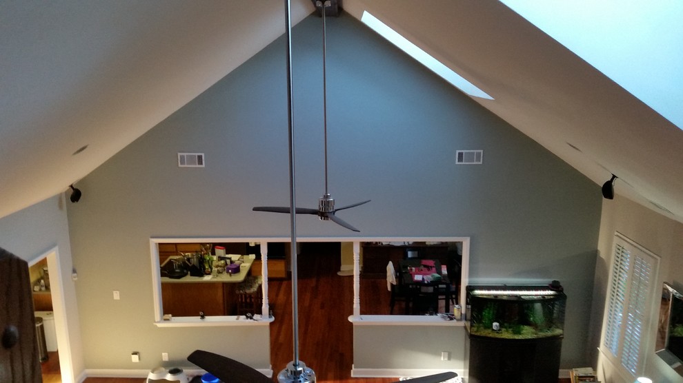 Vaulted Ceiling and Load Bearing Wall Transition Makeover