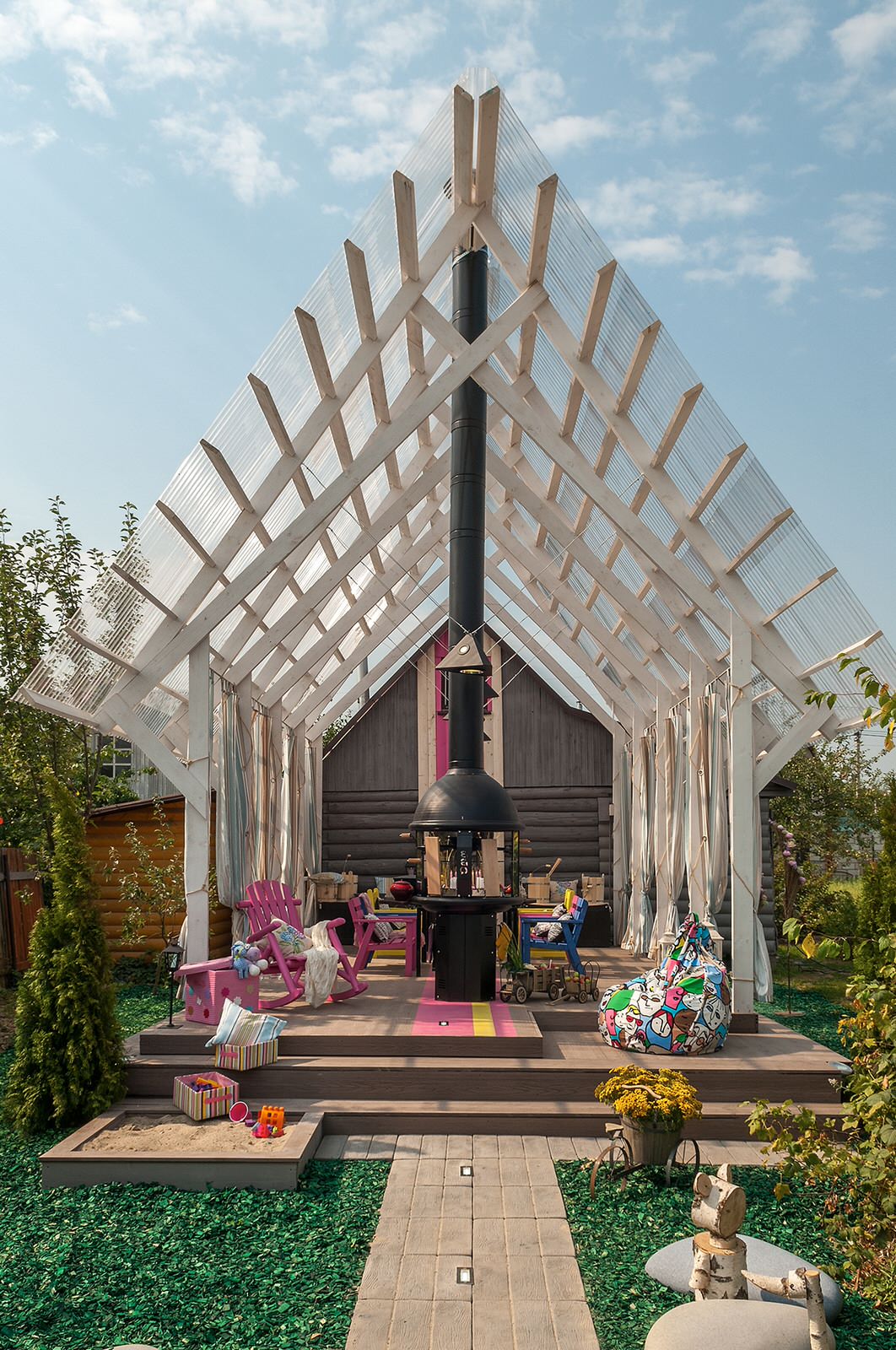 Терраса-взлётная полоса