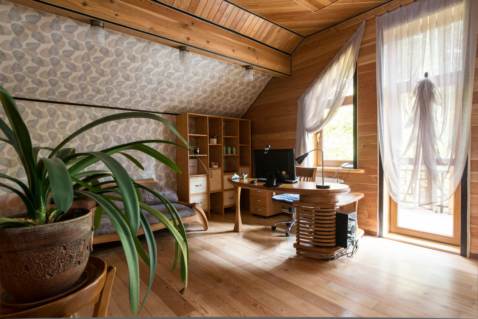 Интерьер в этническом стиле. Фотосъемка для журнала "Красивые деревянные дома"