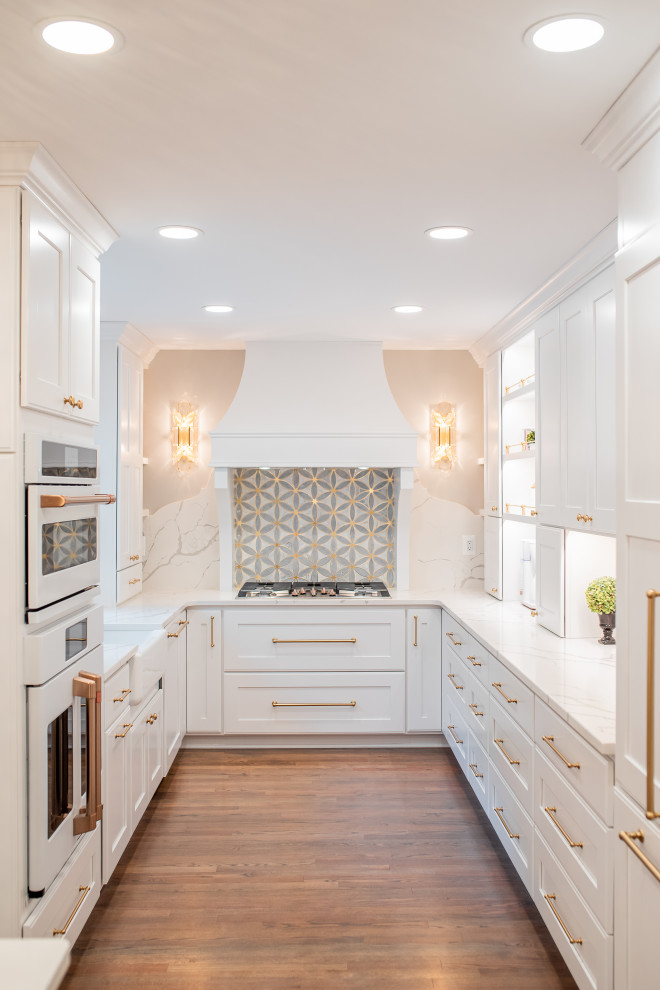 Example of a transitional kitchen design in Baltimore