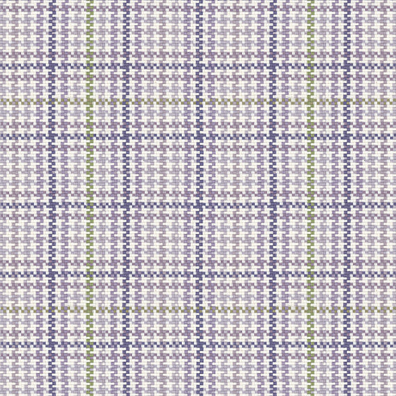 Lavendar Small Houndstooth Woven Fabric