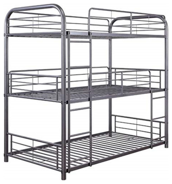 Ergode Triple Bunk Bed, Full Transitional Bunk Beds by
