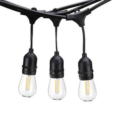 120v Commercial Outdoor Dimmable Led Light String 15 Bulb 3 Ing 49 Le 120v Commercial Outdoor Dimmable Led Light String 15 Bulb 3 Ing 49 Le