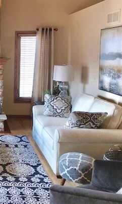 Out with the Tuscan and in with an updated transitional look-after photo