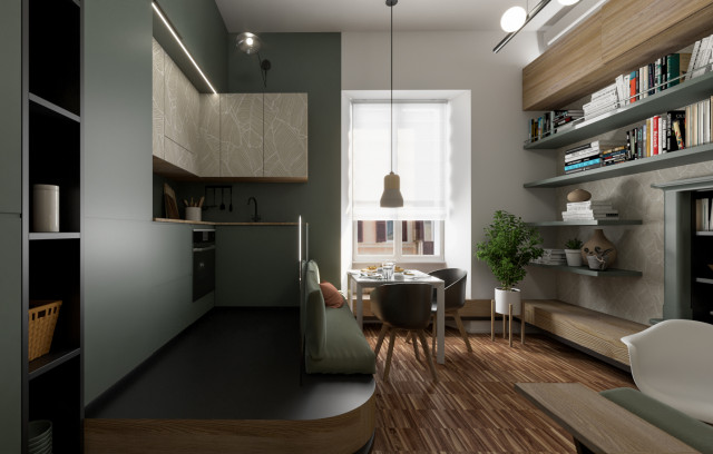 Bilocale A. contemporary-matplats