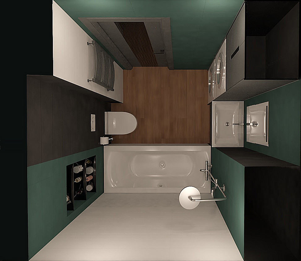 проходная кухня-студия