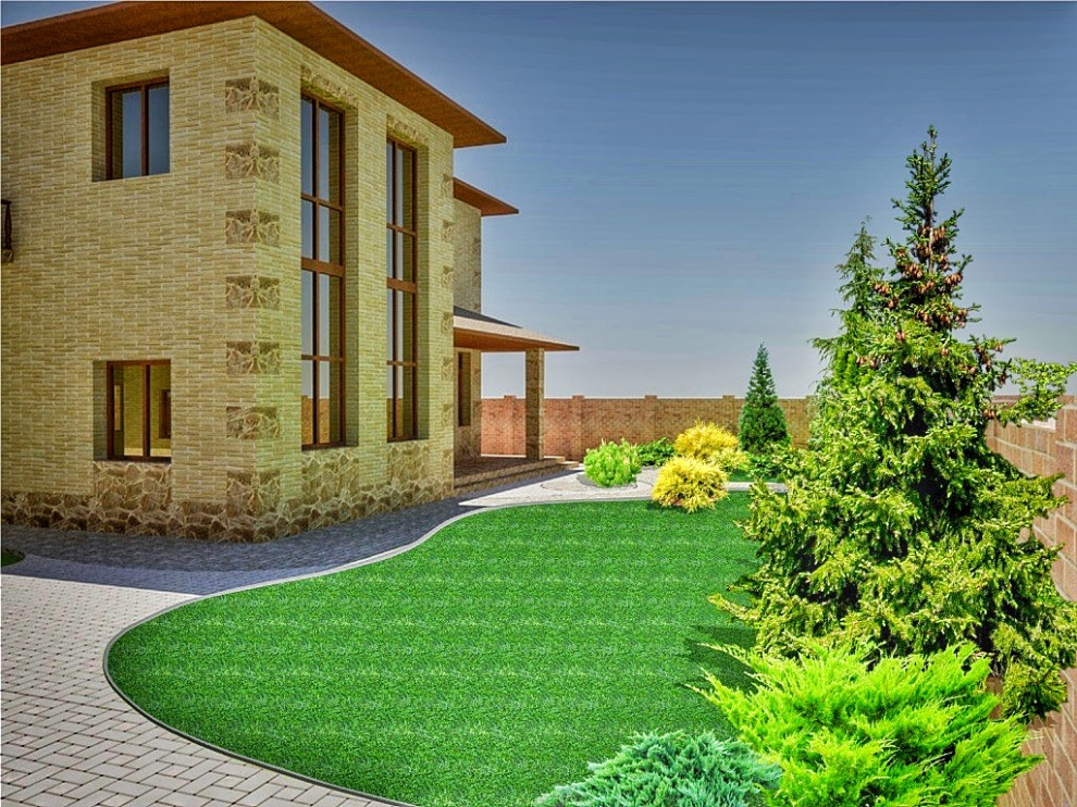 Ландшафтный дизайн в п. Молодёжный (Иркутск)