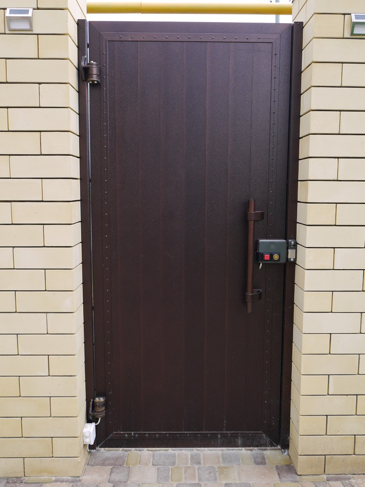 Алюминиевые ворота распашные и алюминиевая калитка