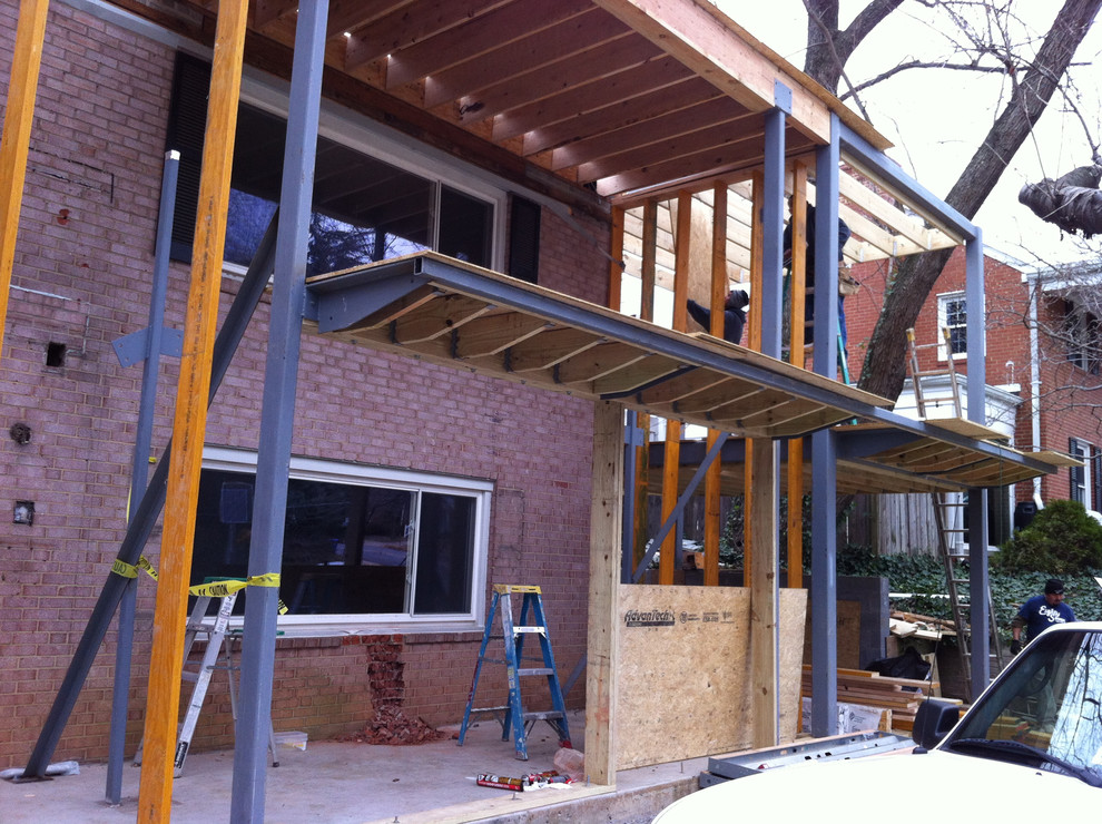 Steel frame addition