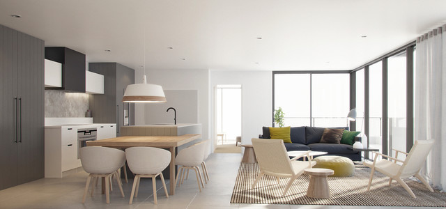 Dune Development Kingscliff contemporary-living-room