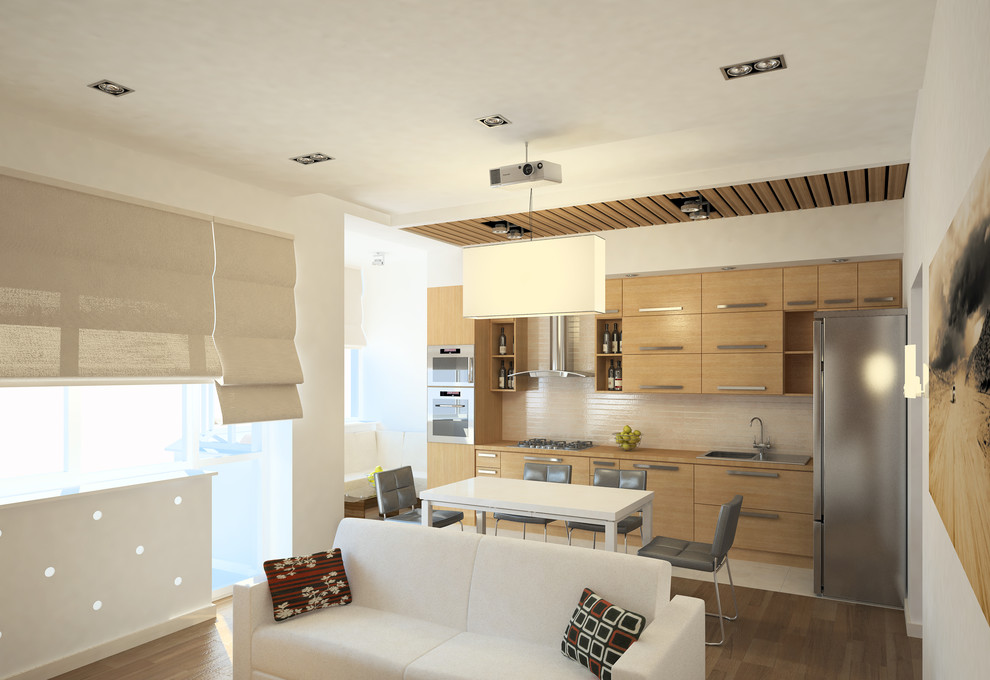 Трехкомнатная квартира в минималистичном стиле