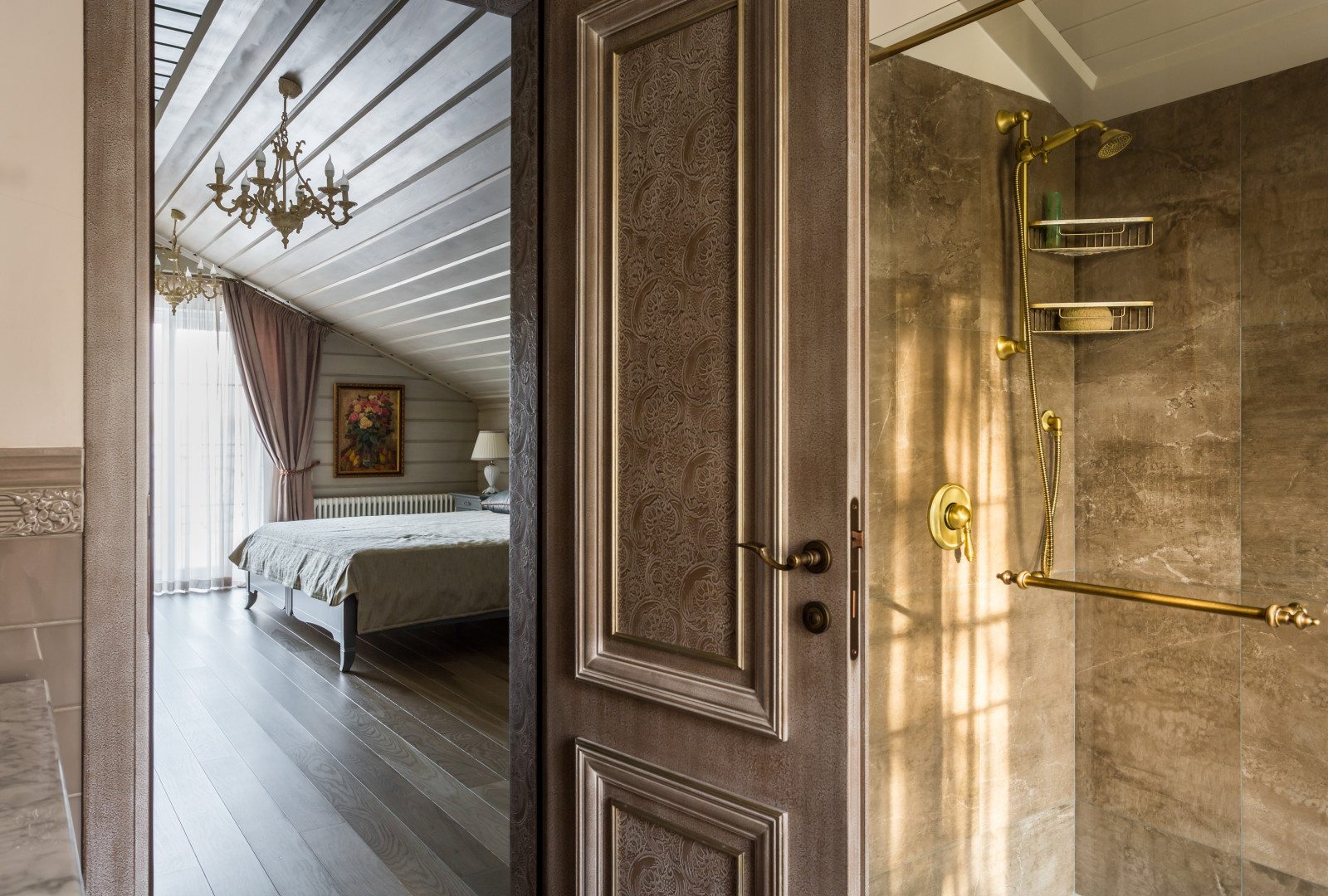 Интерьер загородного дома у моря