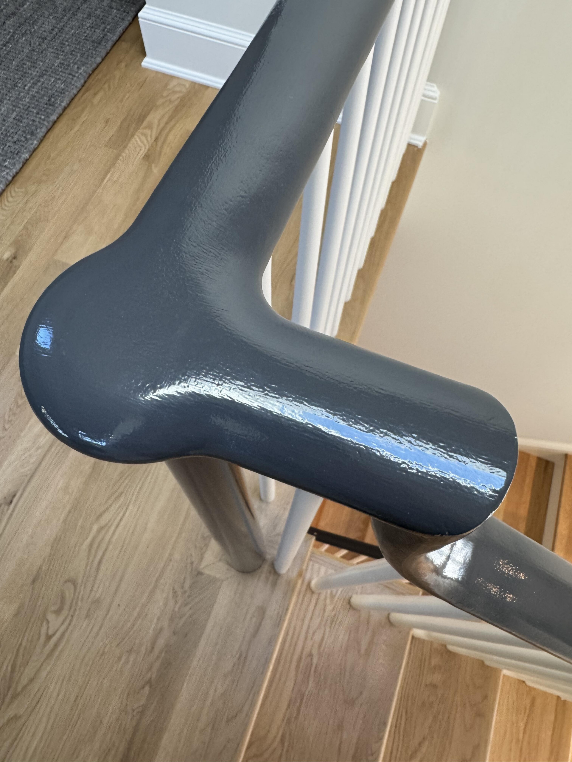 142_Airy Staircase with Over the Post Balustrade, Arlington, VA