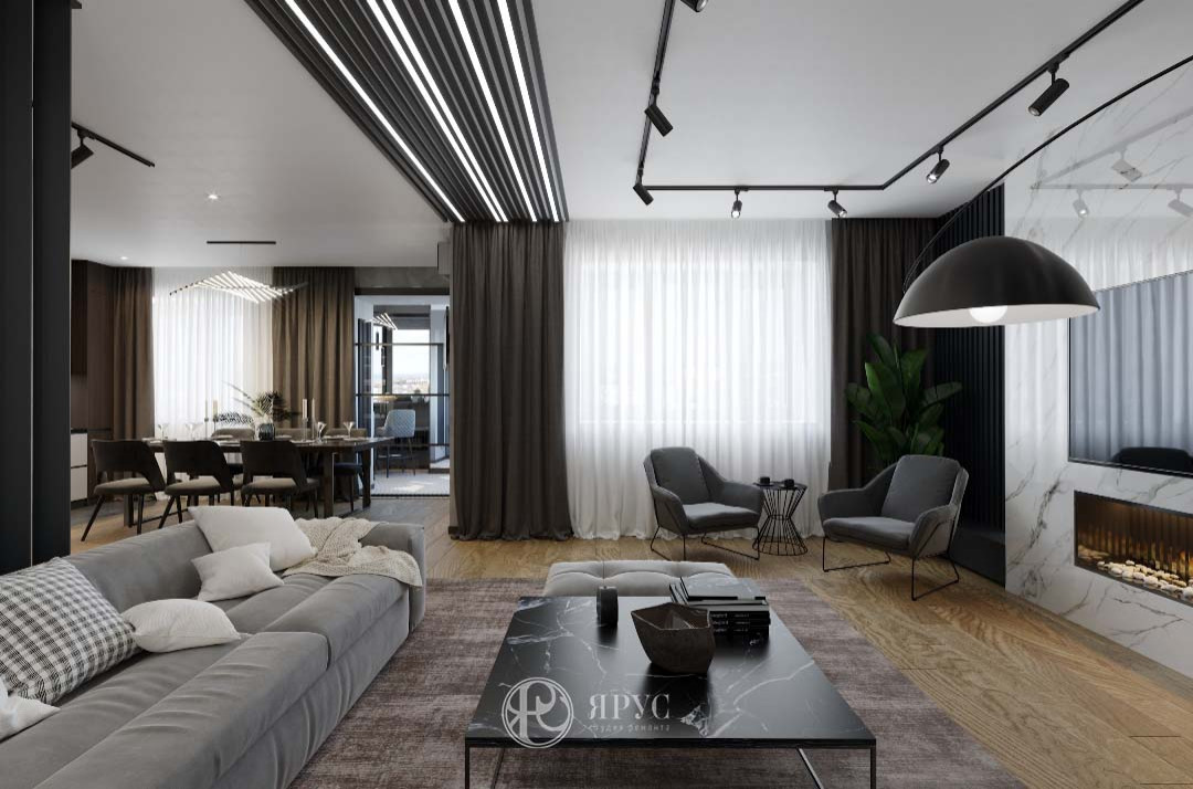 Дизайн-проект четырёхкомнатной квартиры