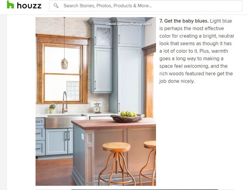 Kitchen Remodel with Custom Cabinets featured in Houzz Email Promo
