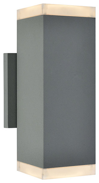 Avenue Outdoor 2 Light Outdoor Wall Light in Silver