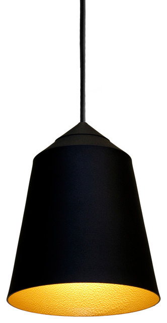 Innermost Modern Circus Small Pendant Light Gold Black Contemporary Lighting By Plush Pod Decor Houzz - Small Modern Pendant Lights