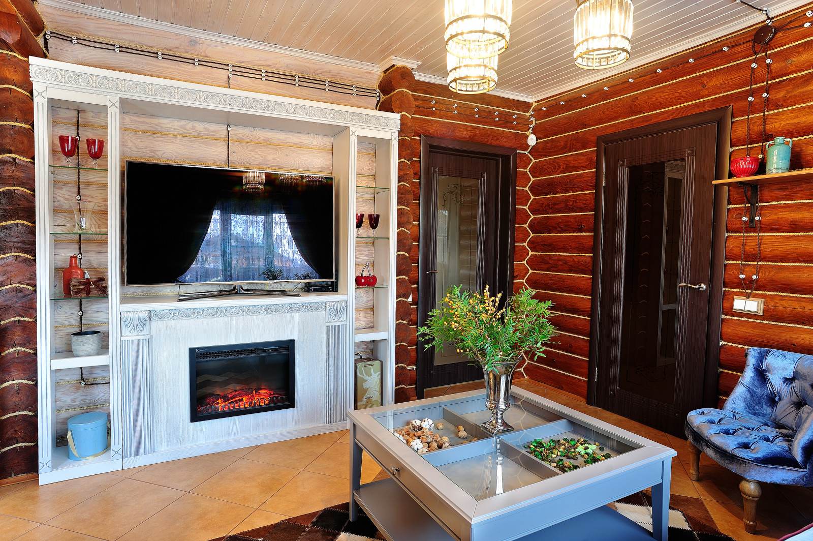 Бревенчатый дом для гостей