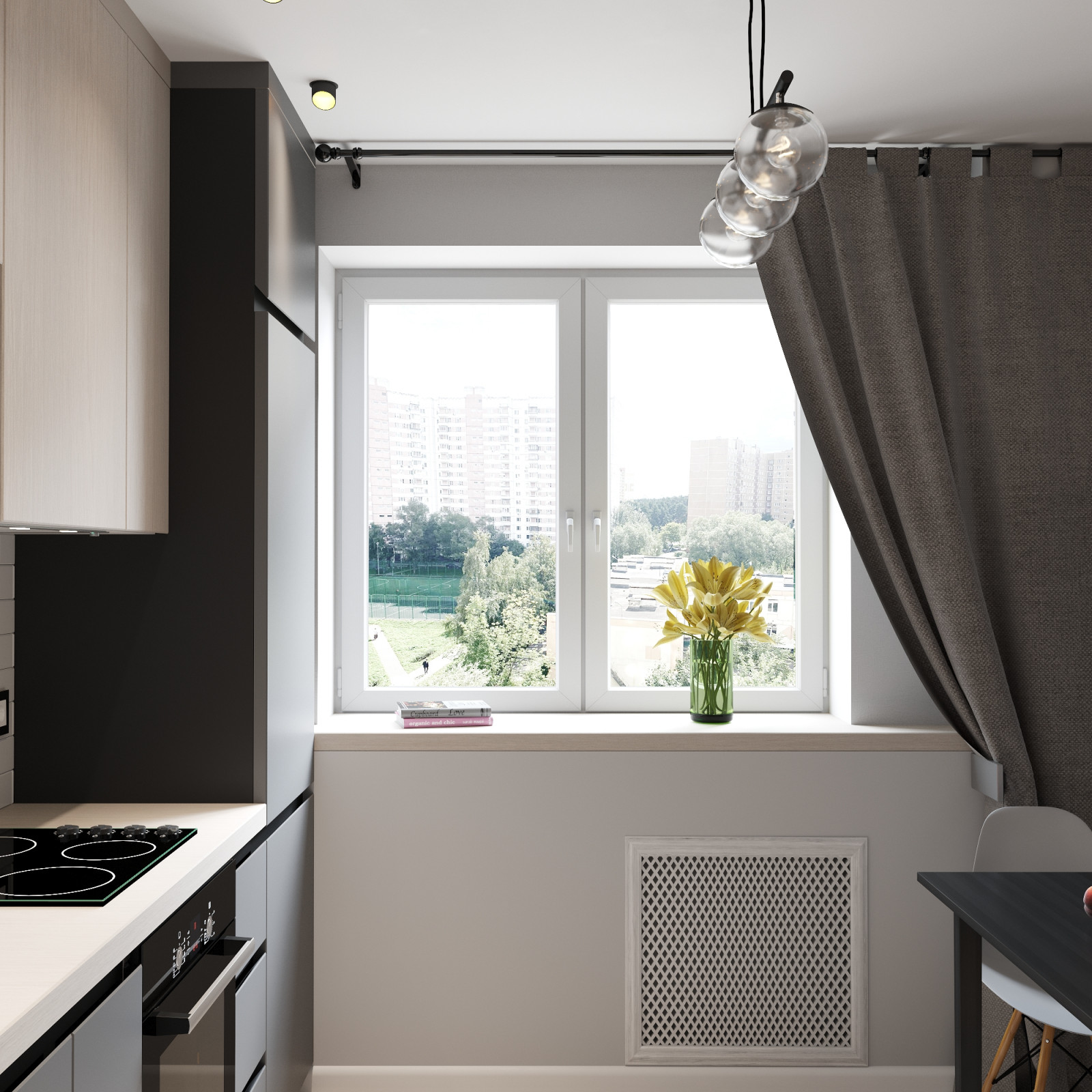 Кухня и прихожая в Новокосино