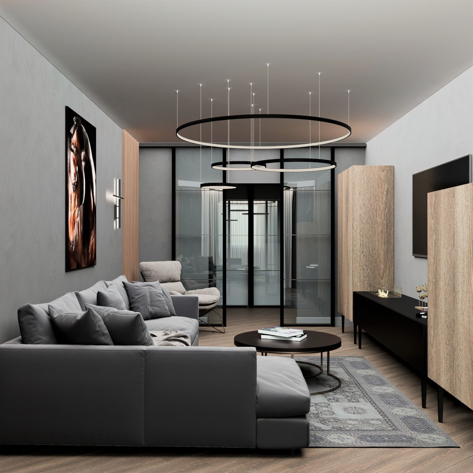 Визуализация квартира 90 м2