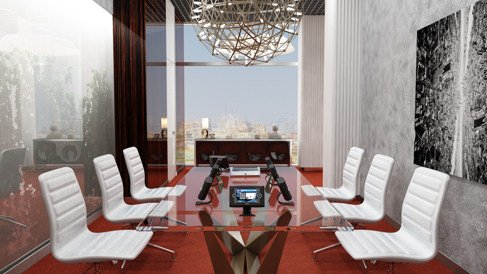 Интерьеры банка  "МИРАФ"