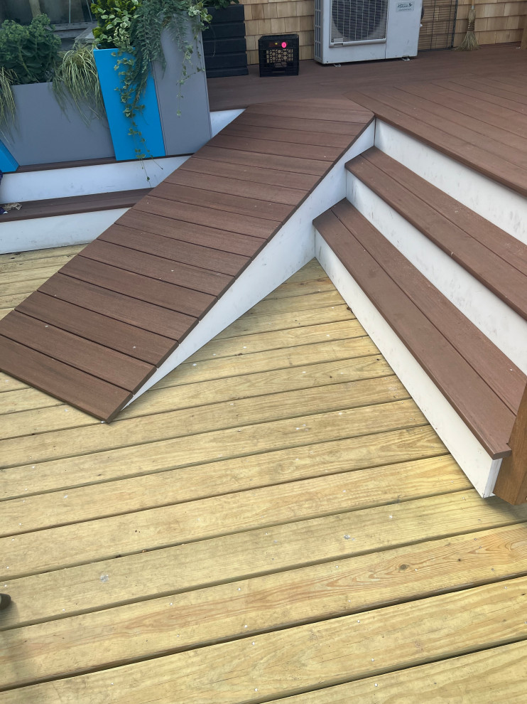 Provincetown Commerical Deck Project (3 stories, Juliett deck,roof deck)