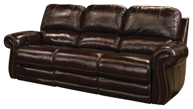 Parker Living Thurston Sofa Dual Recliner Havana