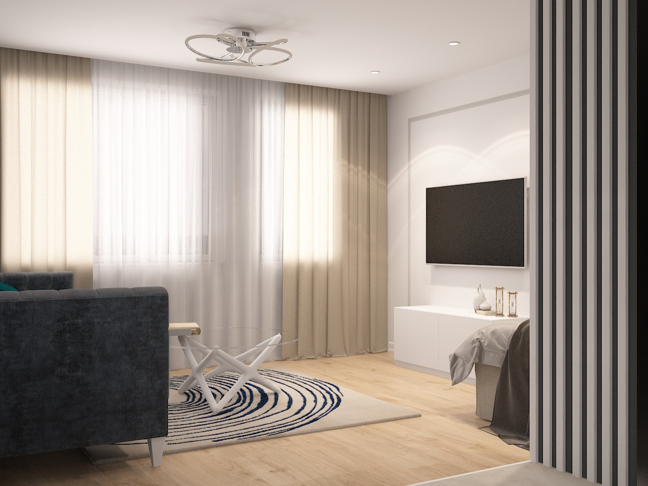 Дизайн однокомнатной квартиры