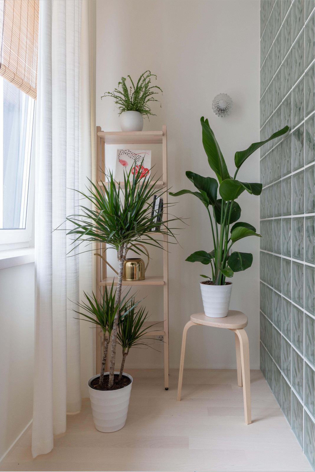 Квартира с стеклоблоками