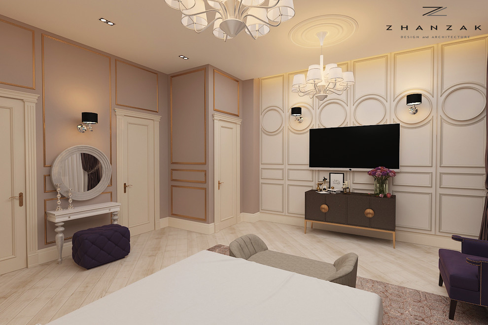 Спальня в пентхаузе.