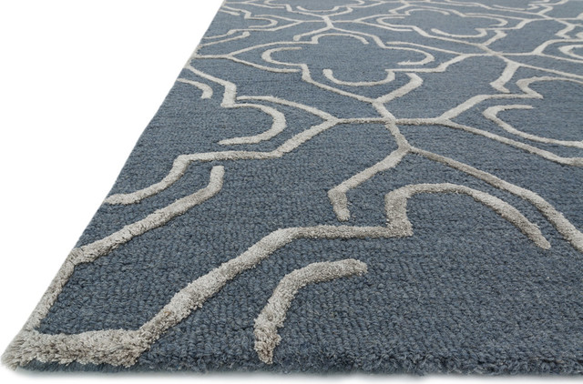 Loloi Rugs Panache Collection Slate and Taupe, 7'6"x9'6"