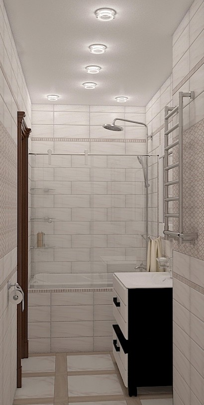 Маленькая ванная комната!