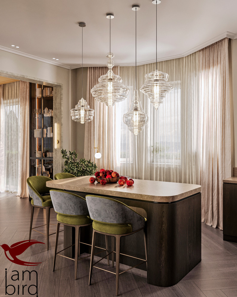 Современная классика с нотками ар-деко в КП "Гайд Парк"