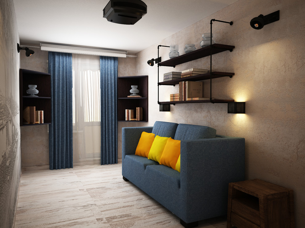 Дизайн-проект небольшой квартиры в стиле ЛОФТ
