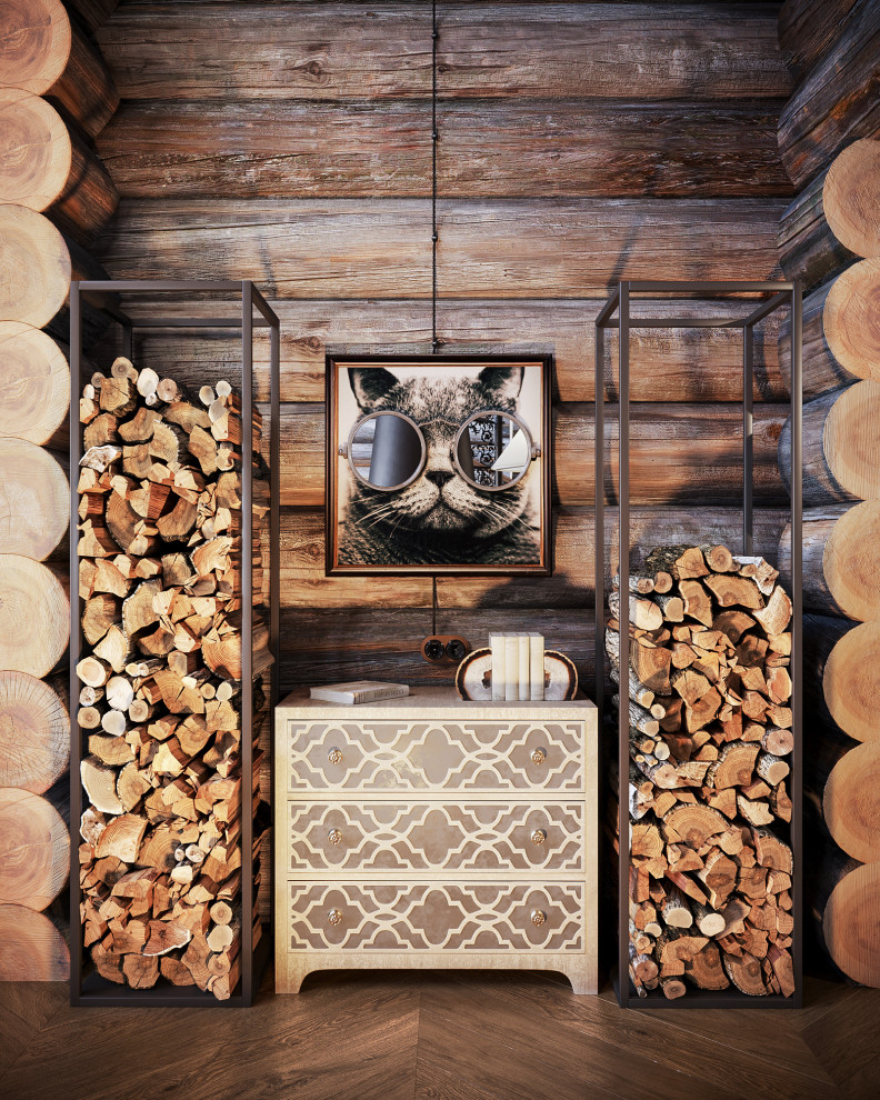 Дом из кело. Кухня и гостиная, второй свет