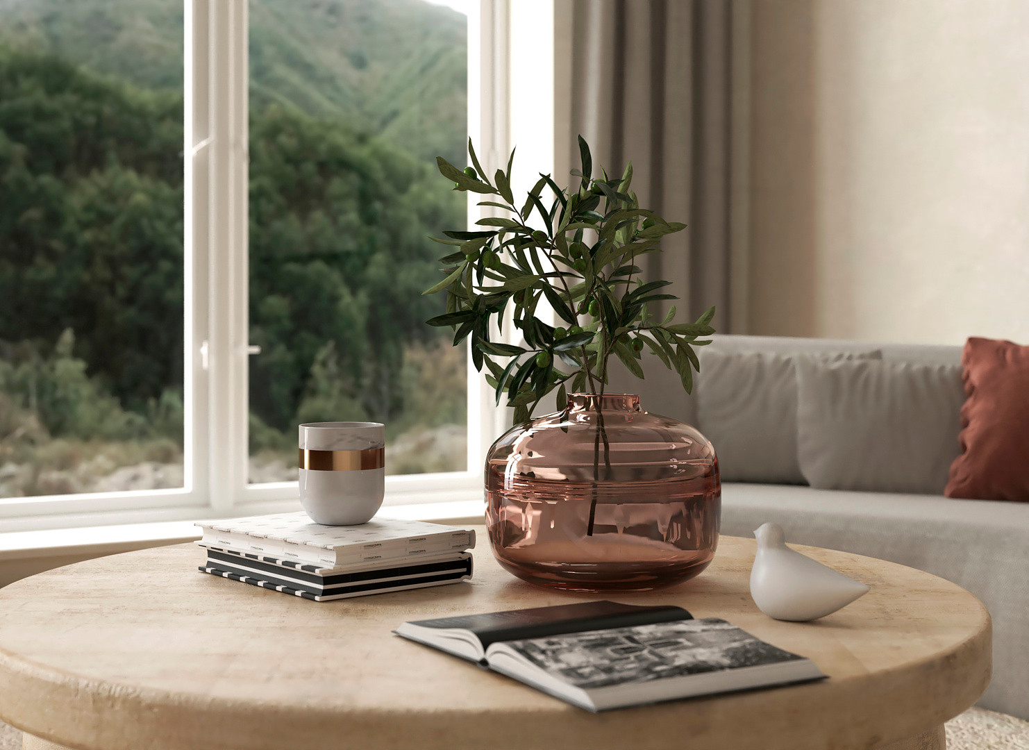 Дизайн гостиной для загородного дома