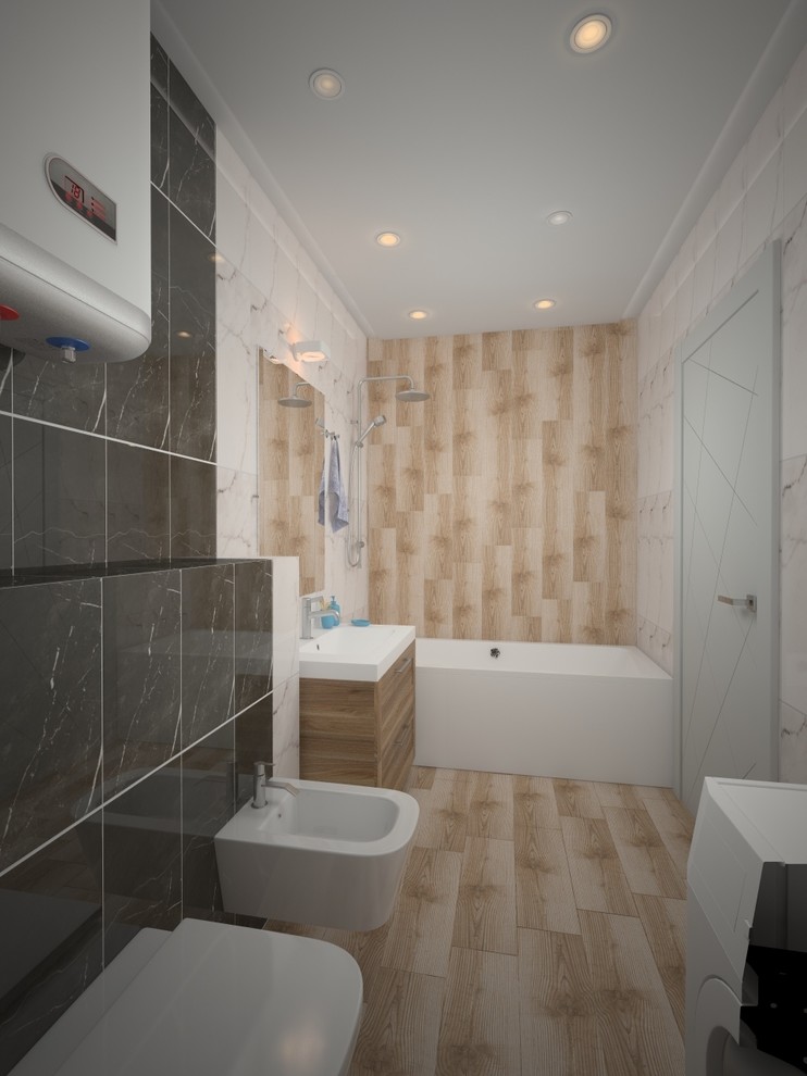 Проект 2-х комнатной квартиры в современном стиле