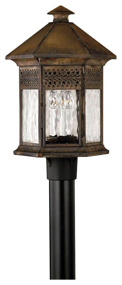 Hinkley Lighting Westwinds Sienna Three-Light Outdoor Post Light