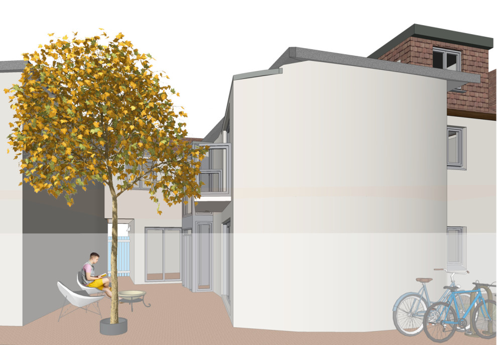 2-storey semi-detached courtyard dwelling houses