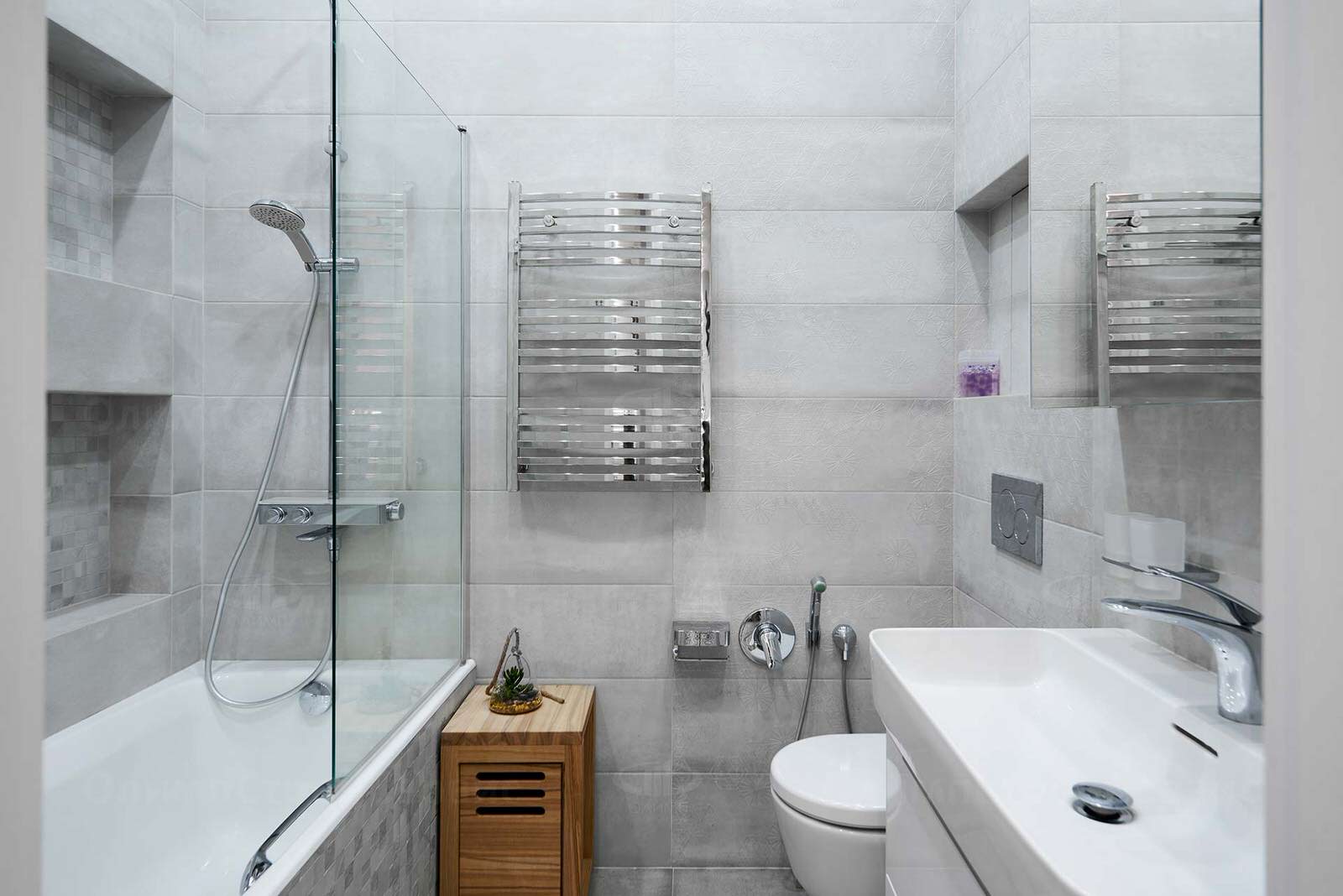 Дизайн и ремонт однокомнатной квартиры в стиле «Современная классика»