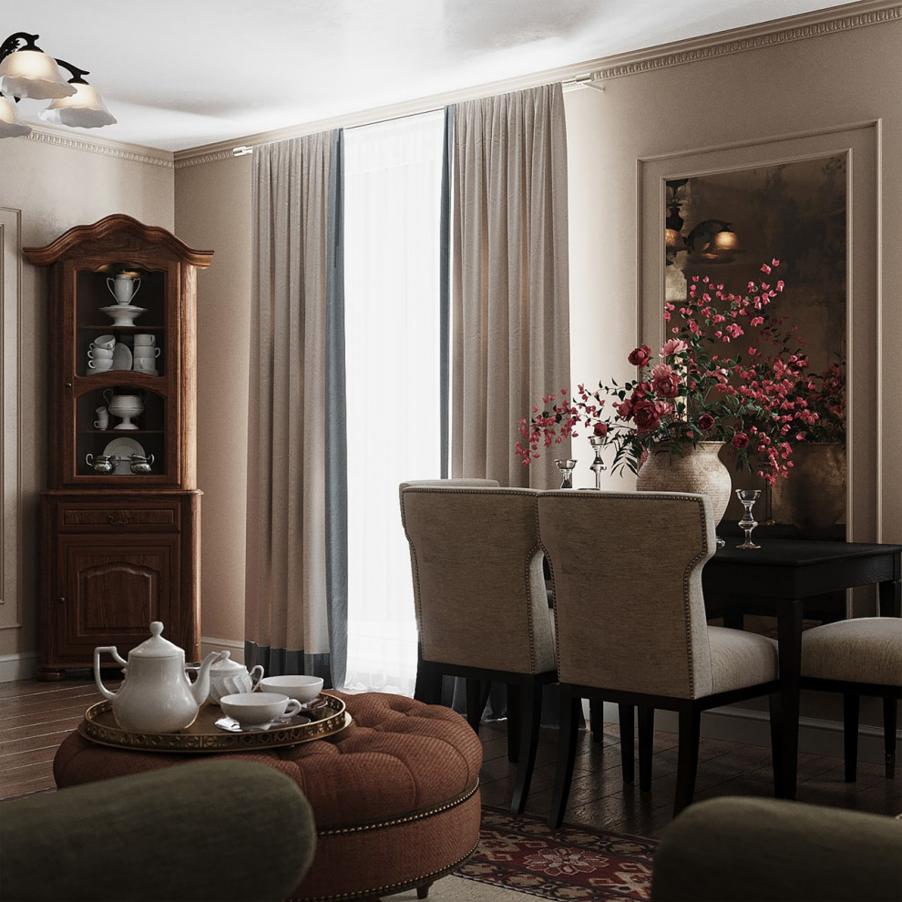 Квартира с намёком на классику на ул. Батальонная