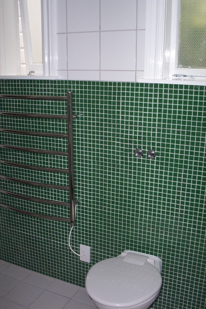colourful mosaic tile bathroom