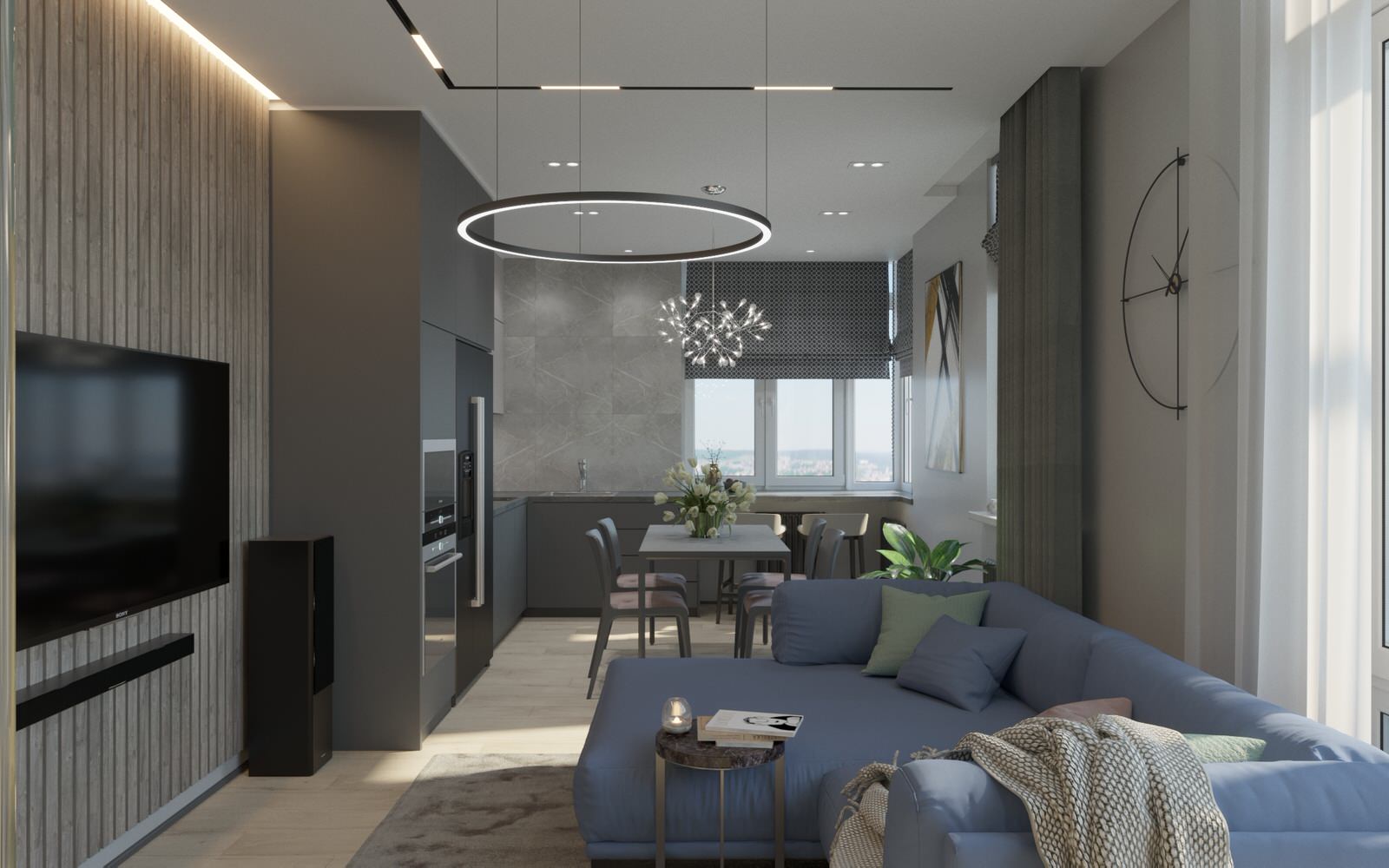 Двухуровневая квартира в ЖК Новые горизонты на Пушкина