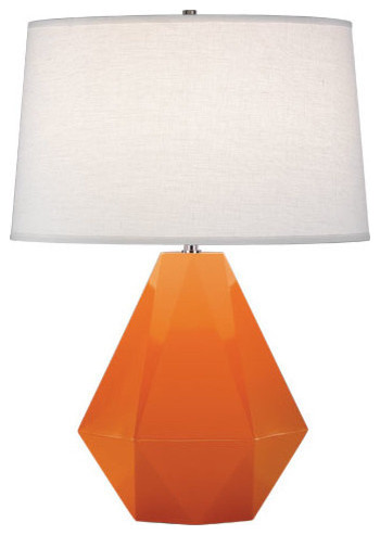Delta Table Lamp, Pumpkin