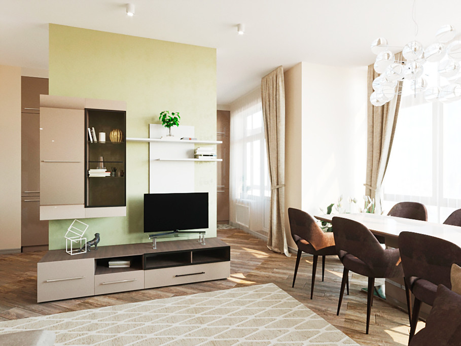 Дизайн проект в Современном стиле