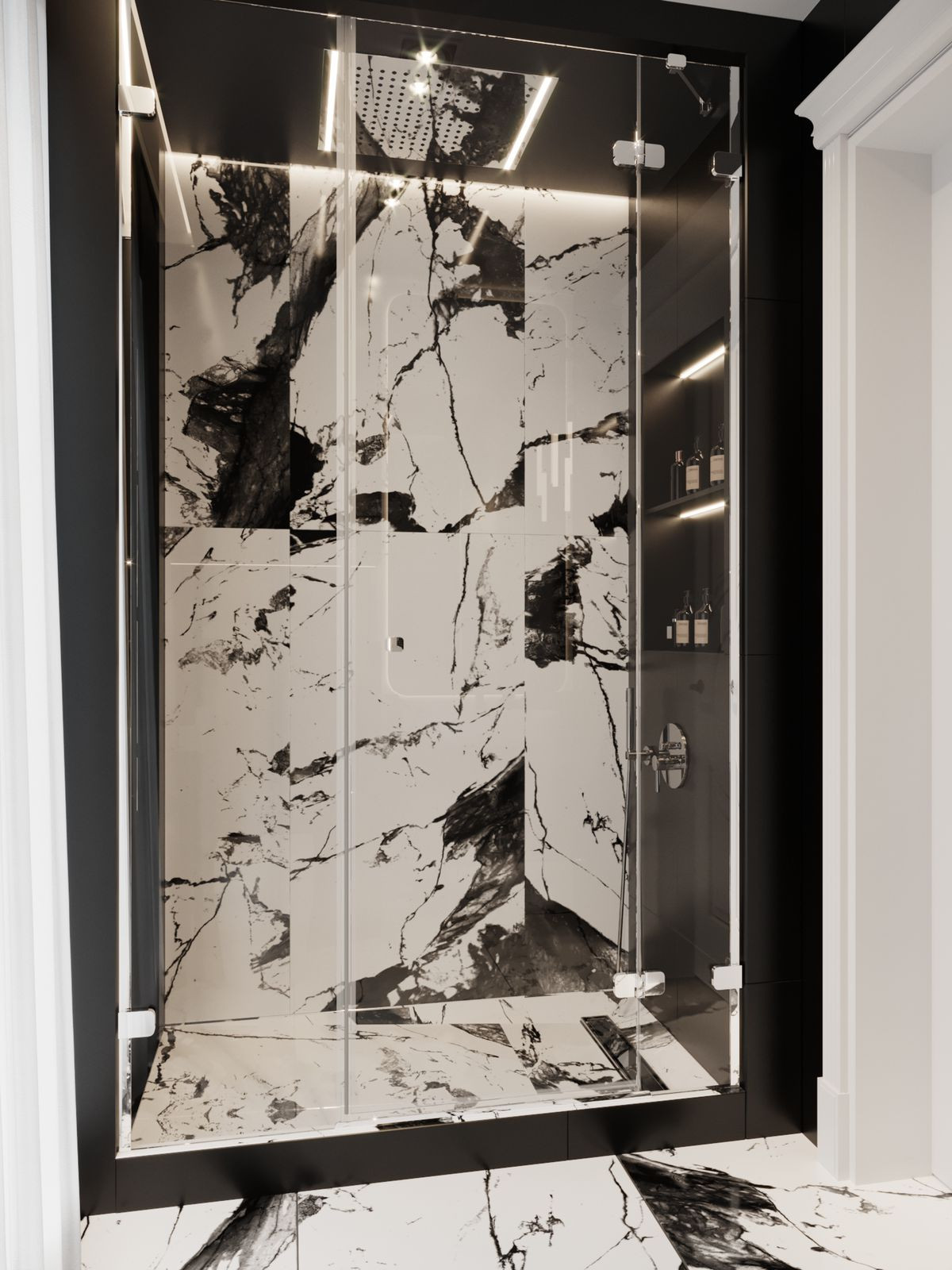 Частный дом // 1 этаж // Дизайн студия Льва Терехова