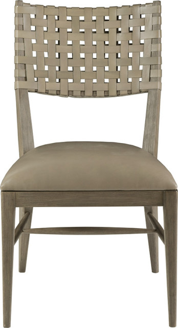 Milo Leather Side Chair - Natural